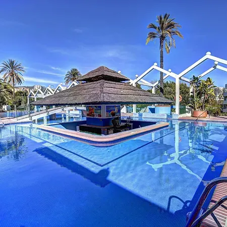 Lovely Sea And Garden View Benalbeach Apartment